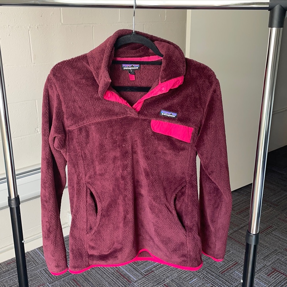 Maroon Patagonia fleece